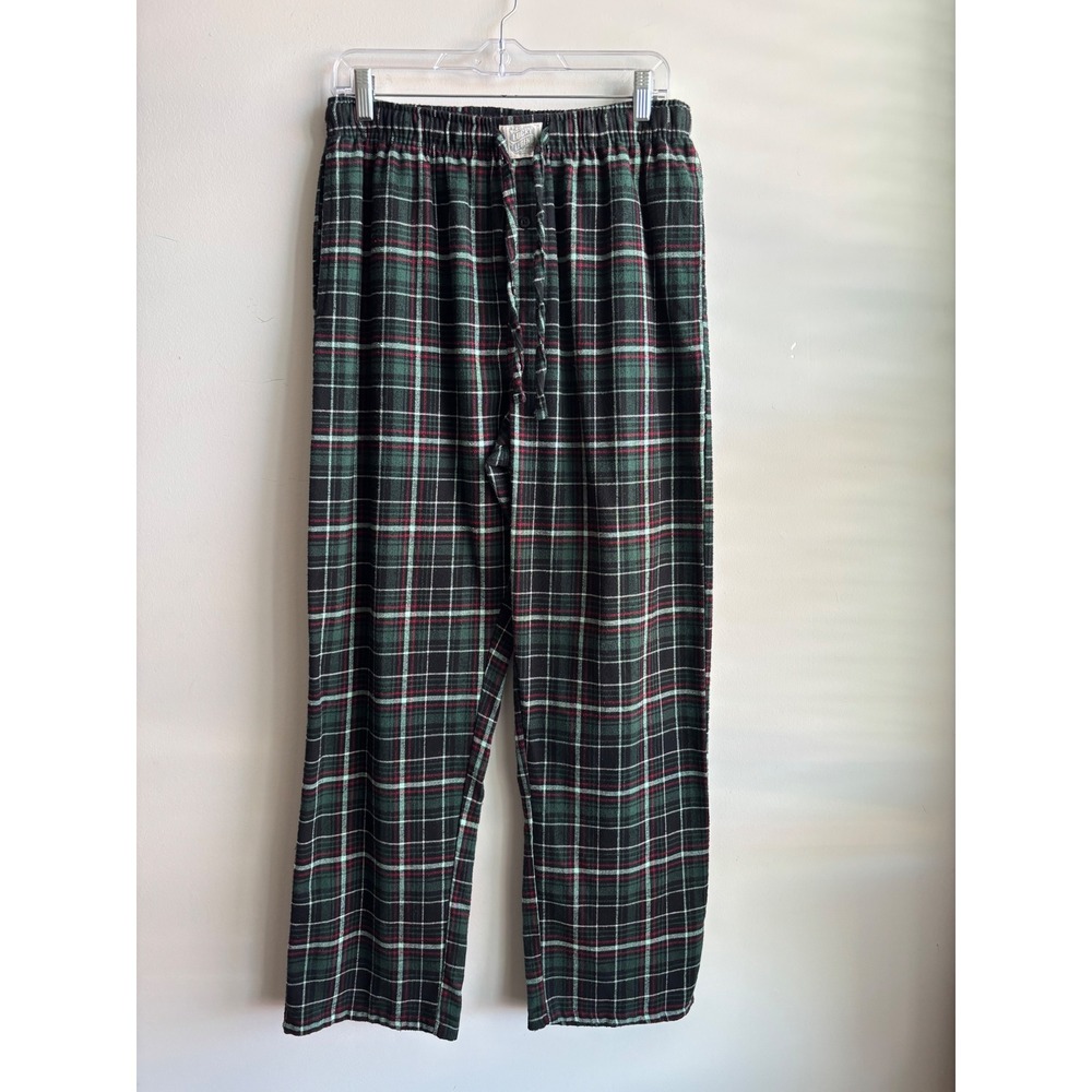 Lucky Brand Green Plaid Pajama Pants Mens Large